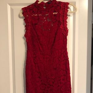 Forever 21 Lace Open-Back Dress